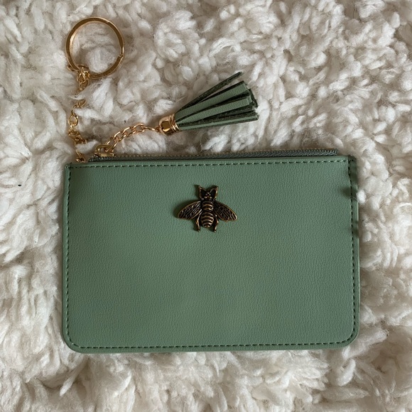 Accessories - Green Bumblebee Keychain Wallet